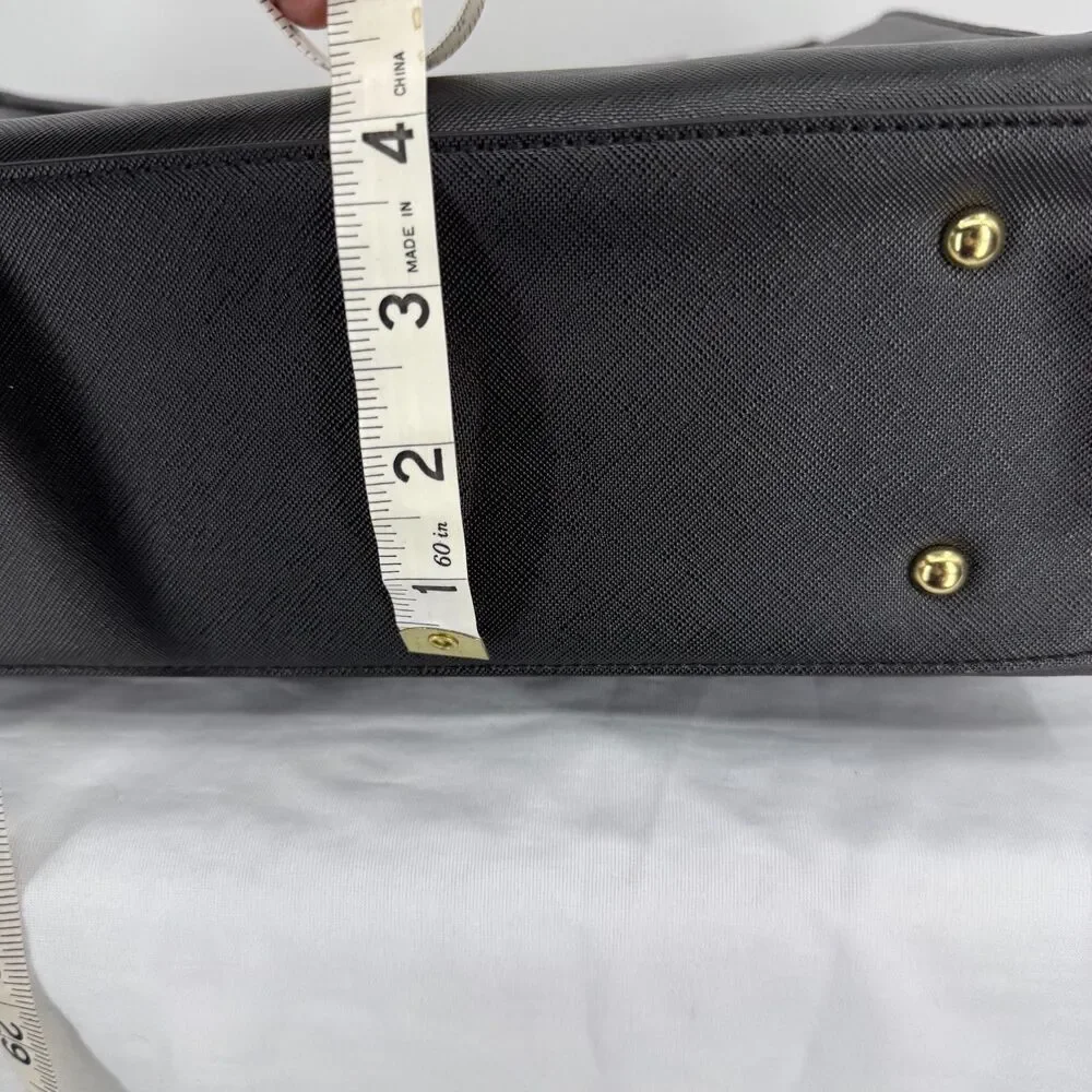 Easegave Black Briefcase 15.6 inch laptop professional bag shoulder strap